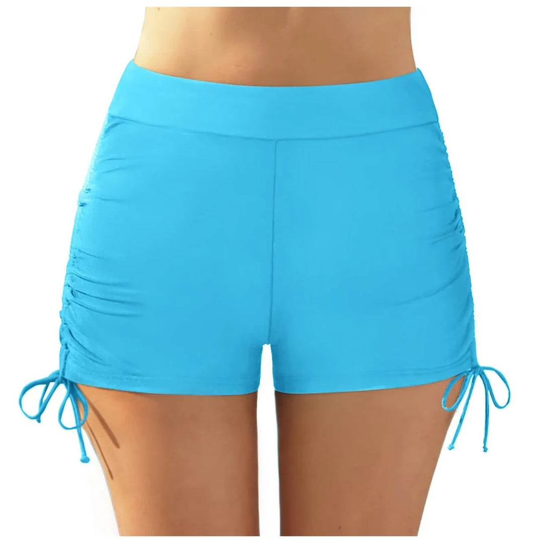 Damen sportliche Badeshorts mit verstellbarem Bund R&B