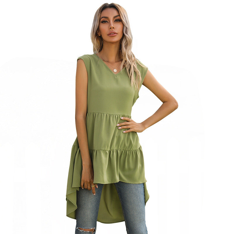 Damen Tunika mit fließendem Schnitt und praktischen Taschen R&B