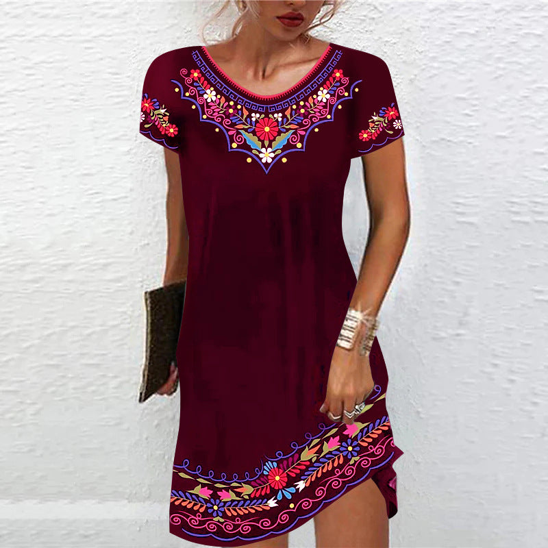 Damen Verspieltes Sommerkleid mit Blumenmuster R&B