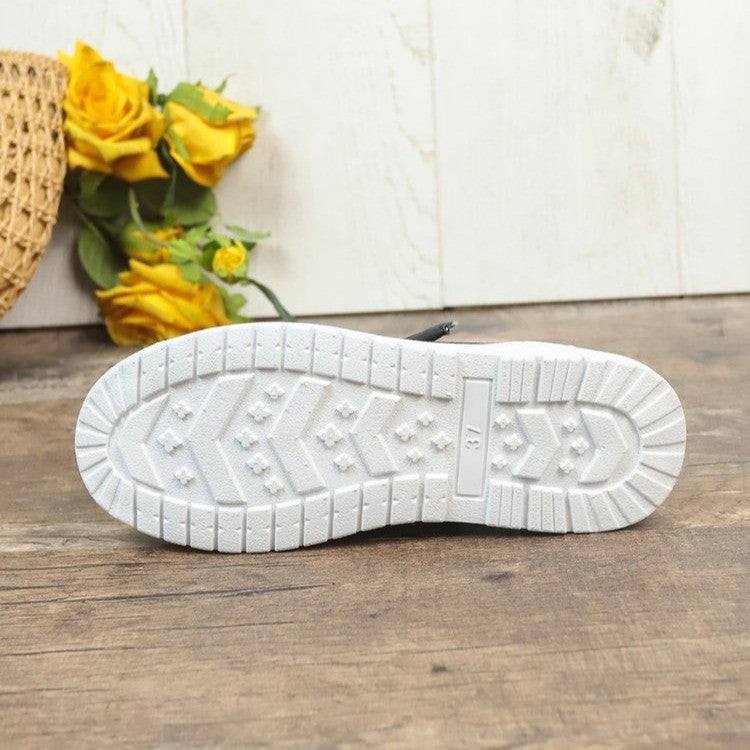 Damen Slip-On Sneakers mit elastischem Riemen R&B