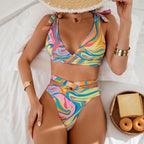 Damen Hochgeschnittener Triangel-Bikini R&B