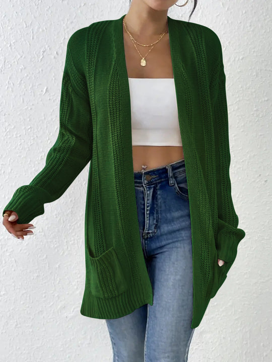 Damen Strickjacke mit Taschen R&B