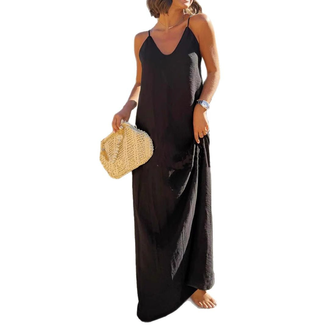 Damen Strandkleid mit Rückenausschnitt R&B