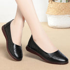 Damen Ballerinas mit atmungsaktiver Lochmusterung und flexiblem Sohlenkomfort R&B