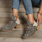 Damen modische Ankle Boots mit flexiblem Riemendesign und rutschfester Sohle R&B