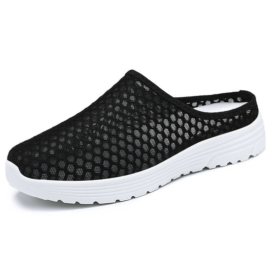 Damen Komfortable und atmungsaktive Hausschuhe mit elastischem Mesh-Obermaterial R&B