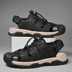 Herren Atmungsaktive Outdoor-Sandalen mit rutschfester Sohle
