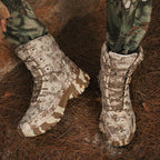 Herren taktische Stiefel mit rutschfester Sohle und verstärktem Knöchelschutz R&B