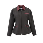 Damen Freizeitjacke mit klassischem Kragen und eleganten Details R&B