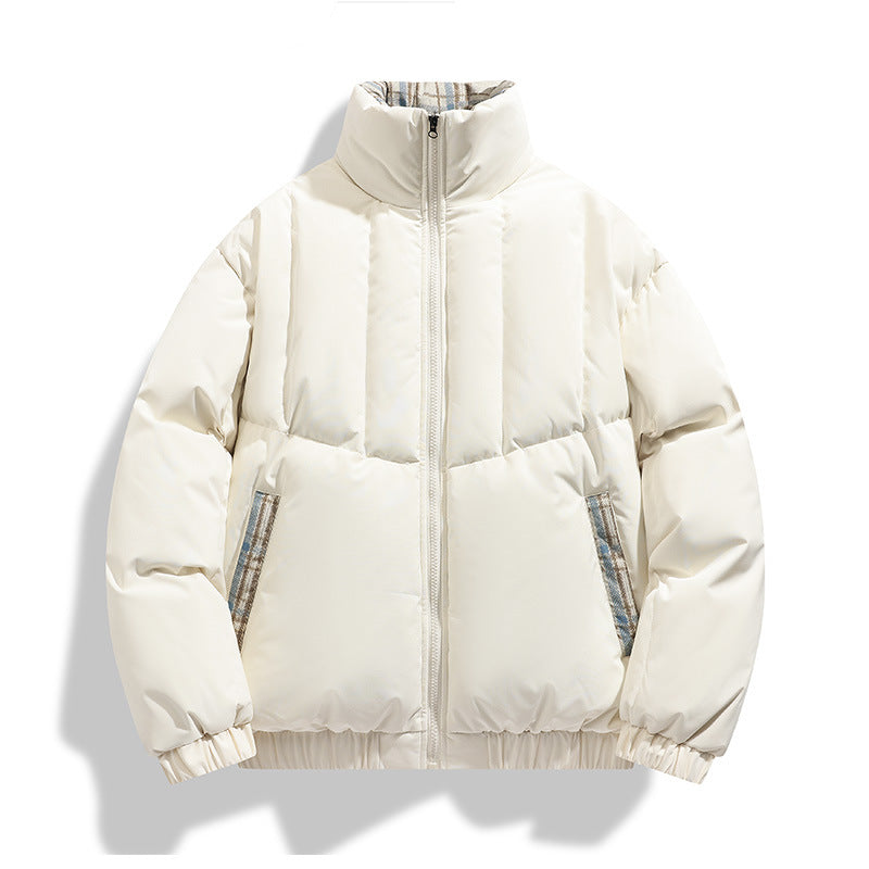 Herren isolierte Steppjacke mit hohen Kragen und praktischen Taschen R&B