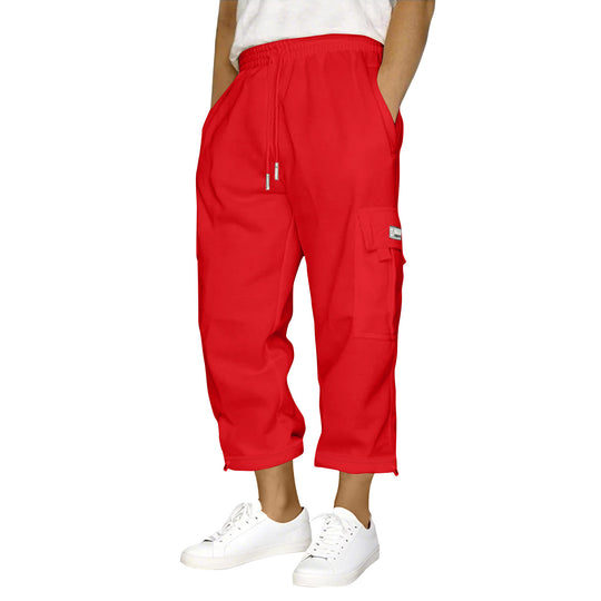 Damen Cargo-Hose mit elastischem Bund und praktischen Seitentaschen R&B