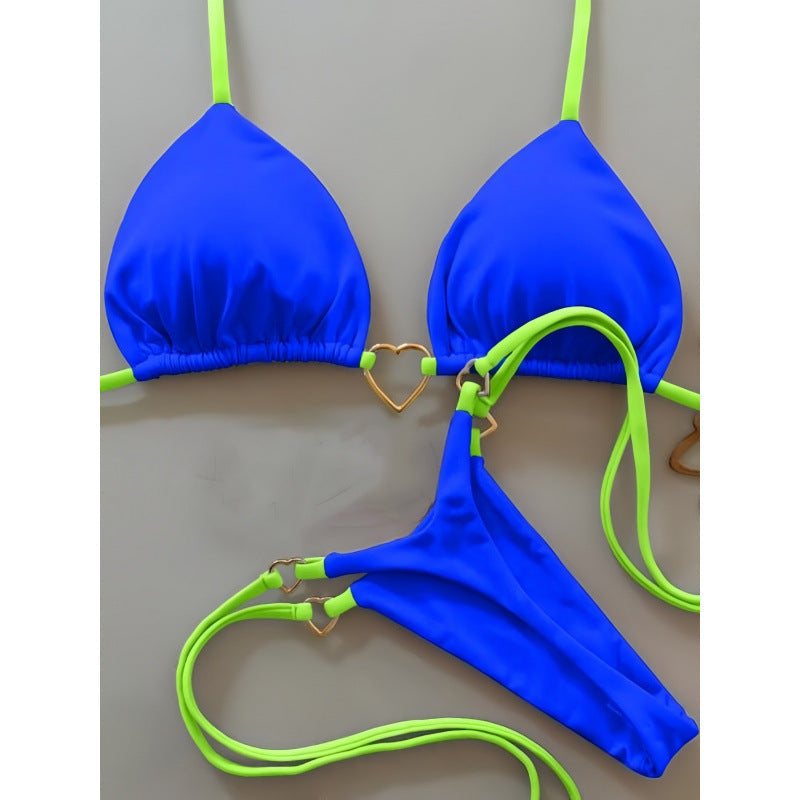 Damen Triangel-Bikini mit Herz-Detail R&B