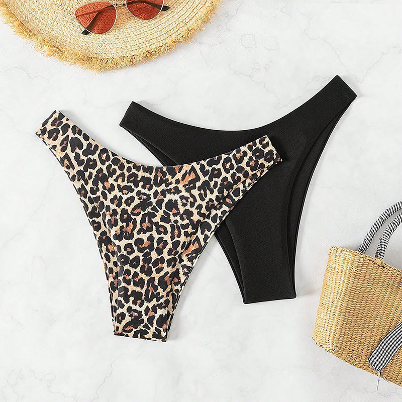 Damen Bikinihose mit sexy V-Ausschnitt und hohem Beinausschnitt R&B