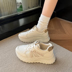 Damen Sportliche Sneakers mit atmungsaktivem Mesh-Obermaterial R&B