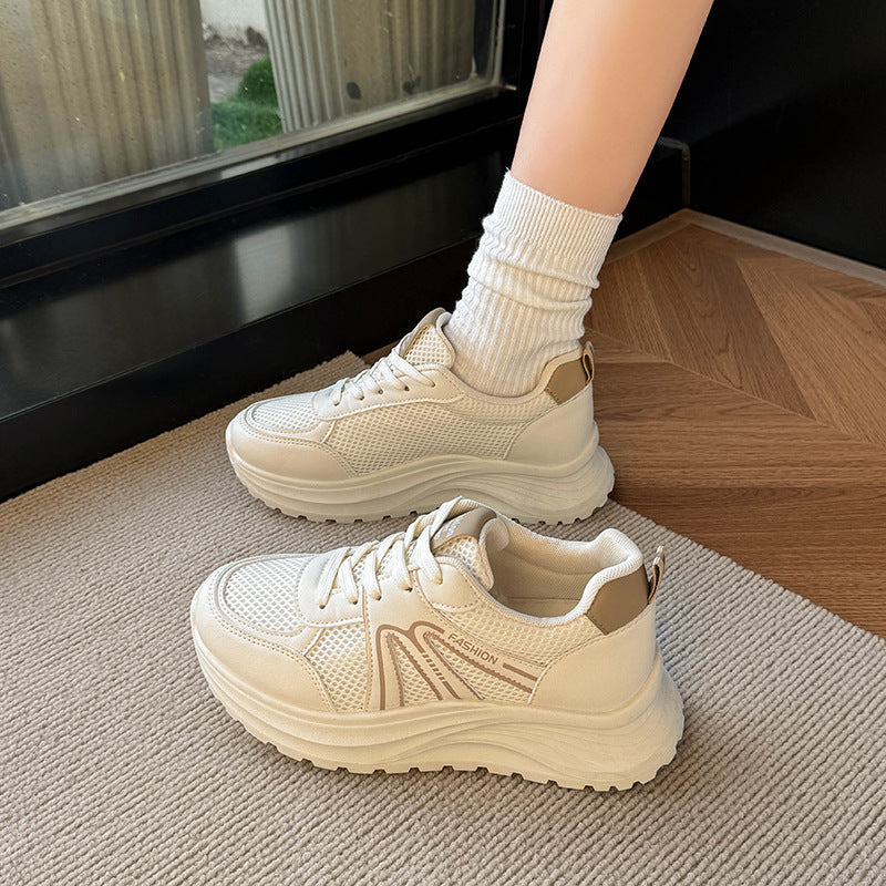 Damen Sportliche Sneakers mit atmungsaktivem Mesh-Obermaterial R&B