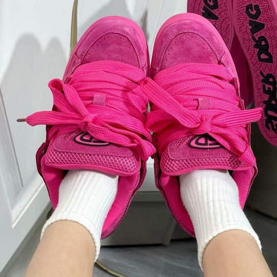 Damen Sportliche High-Top Sneakers mit innovativen Schnürsystem und dämpfender Sohle R&B
