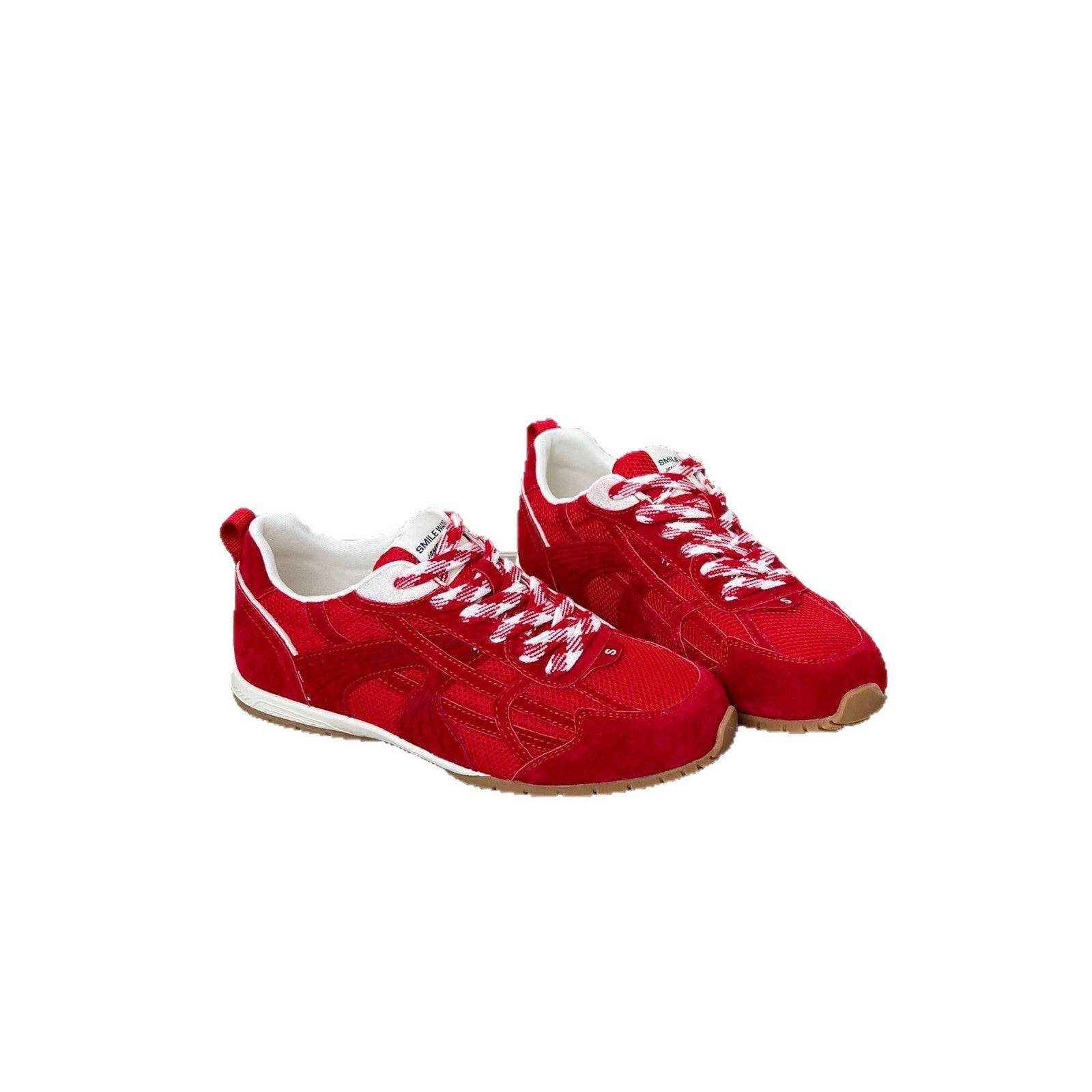 Damen Sportliche Sneakers mit atmungsaktivem Mesh-Obermaterial und rutschfester Sohle R&B
