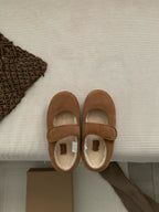 Damen Hausschuhe mit bequemer Schnalle und warmem Innenfutter R&B