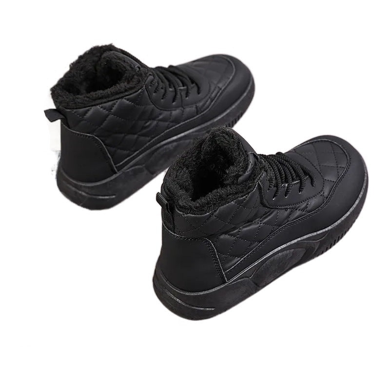 Damen Sportliche High-Top Sneakers mit wärmendem Innenfutter R&B
