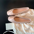 Damen elegante Ballerinas mit zartem Schleifen-Detail R&B