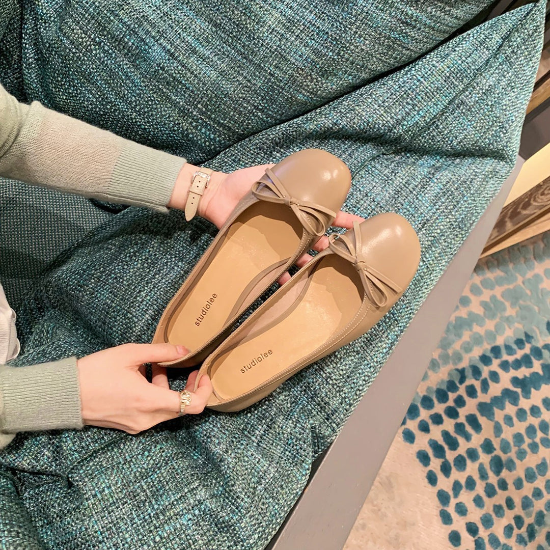 Damen Ballerina-Schuhe mit charmantem Schleifendetail und weich gepolsterter Innensohle R&B