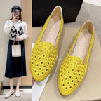 Damen Elegante Slipper mit atmungsaktiver Lochmuster-Oberfläche R&B