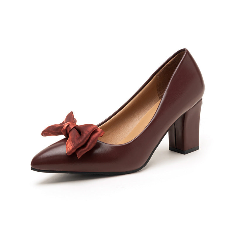 Damen High Heel Pumps mit dekorativer Schleifenapplikation R&B