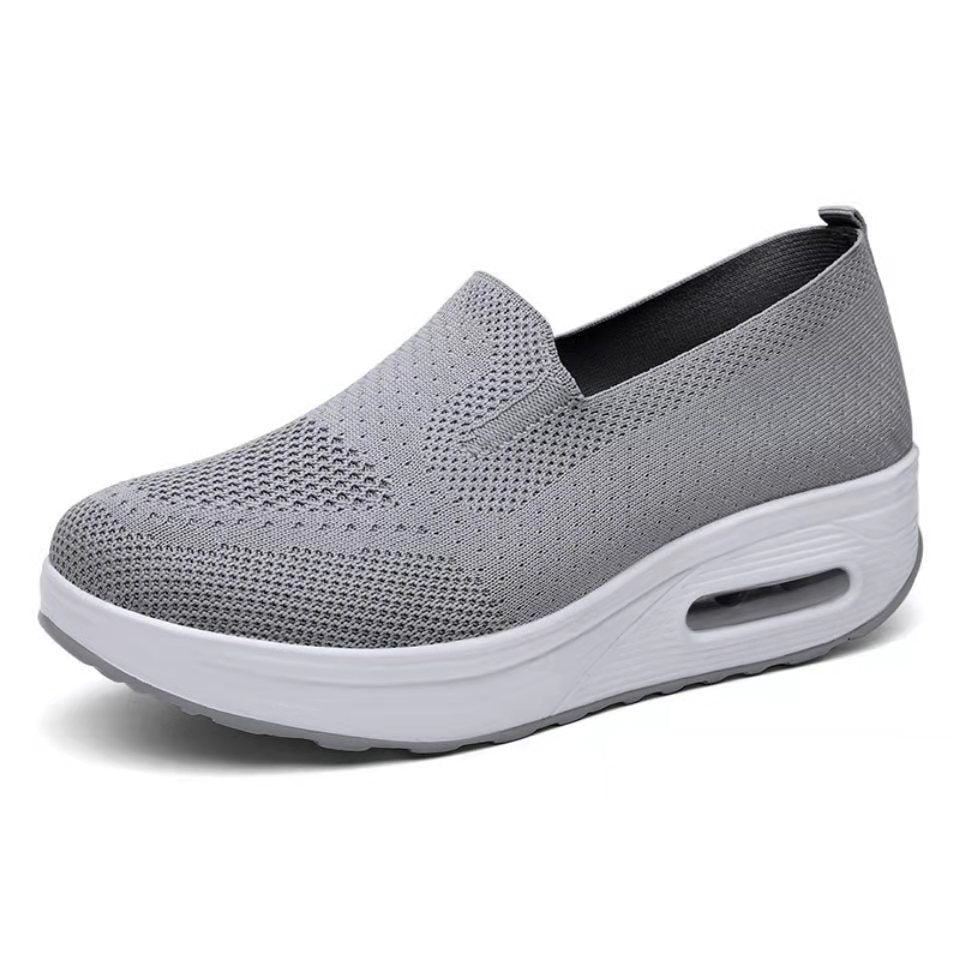 Damen Slip-On Sneakers mit atmungsaktivem Obermaterial und stoßdämpfender Sohle R&B
