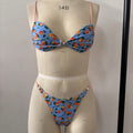 Damen Bikini mit verspieltem Obstmotiv R&B