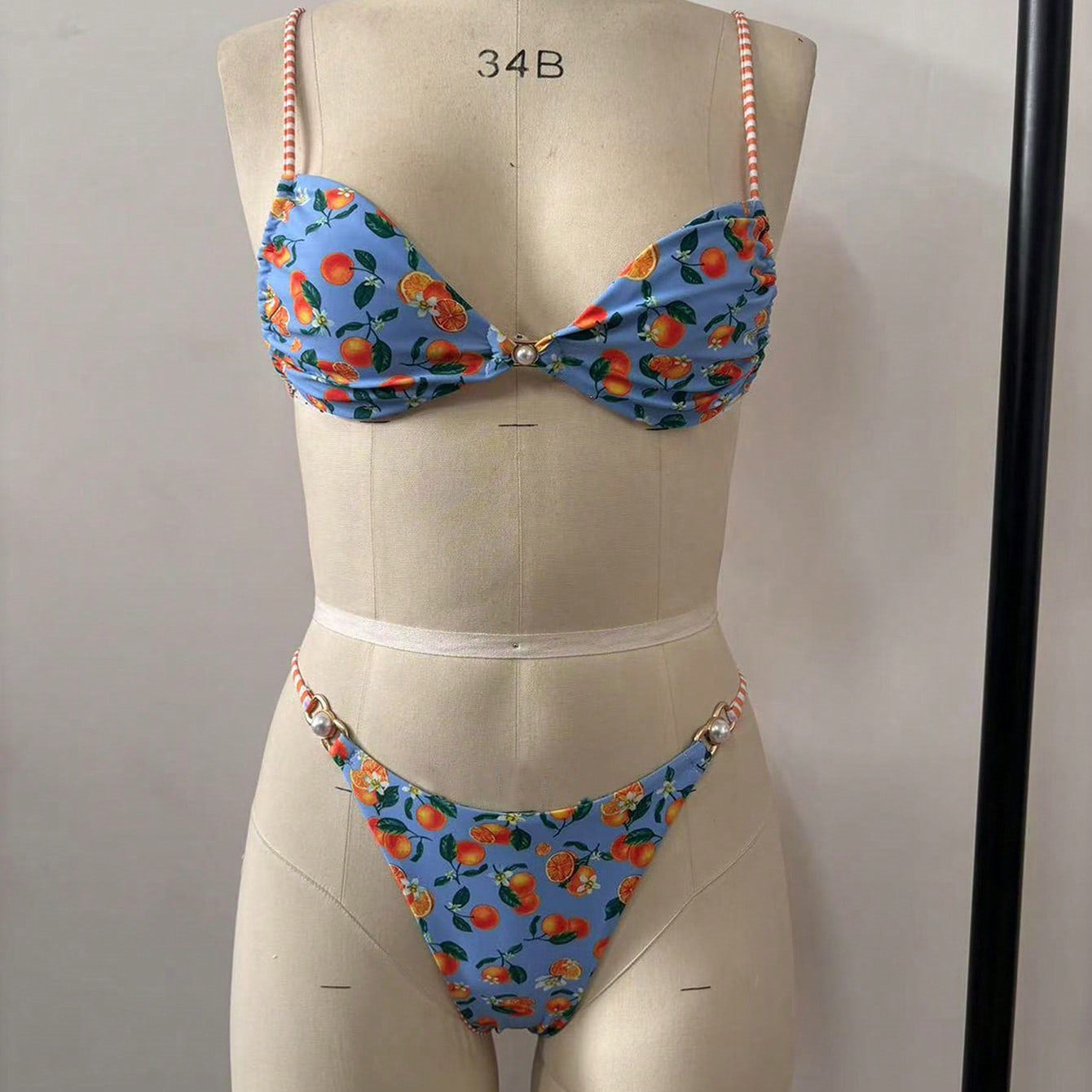 Damen Bikini mit verspieltem Obstmotiv R&B