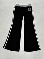 Damen Flared Jogginghose mit seitlichen Streifen R&B