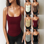 Damen Verstellbare Träger Rüschencamisole R&B