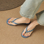 Damen Wedge-Pantoletten mit elegantem Leoprint und komfortablem Fußbett