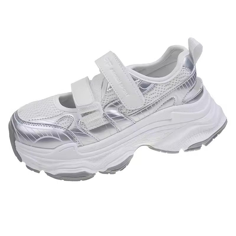 Damen Bequeme Sneaker mit verstellbarem Klettverschluss R&B