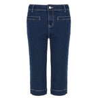 Damen klassische Jeans im Komfortschnitt mit turn-up Saum R&B
