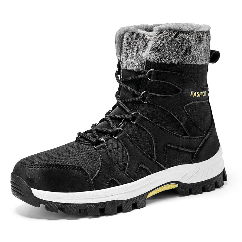 Damen warme Winterstiefel mit rutschfester Sohle und isolierendem Innenfutter
