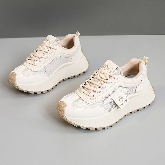Damen Sportliche Komfort-Sneaker mit atmungsaktivem Mesh-Obermaterial und dämpfender Sohle R&B