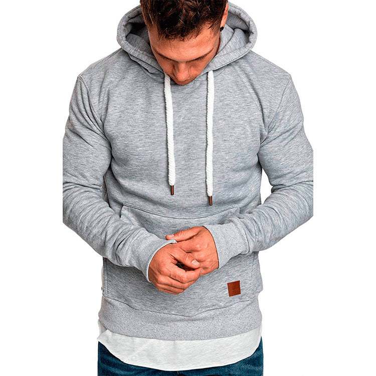 Herren Kapuzenpullover mit modischem Schnitt und lässigem Innenfutter R&B