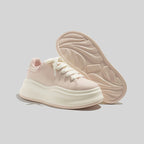 Damen Sneakers mit extrabreiter Komfortsohle und modernem Design