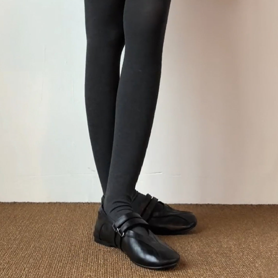 Damen elegante Mokassins mit modischen Riemchen R&B