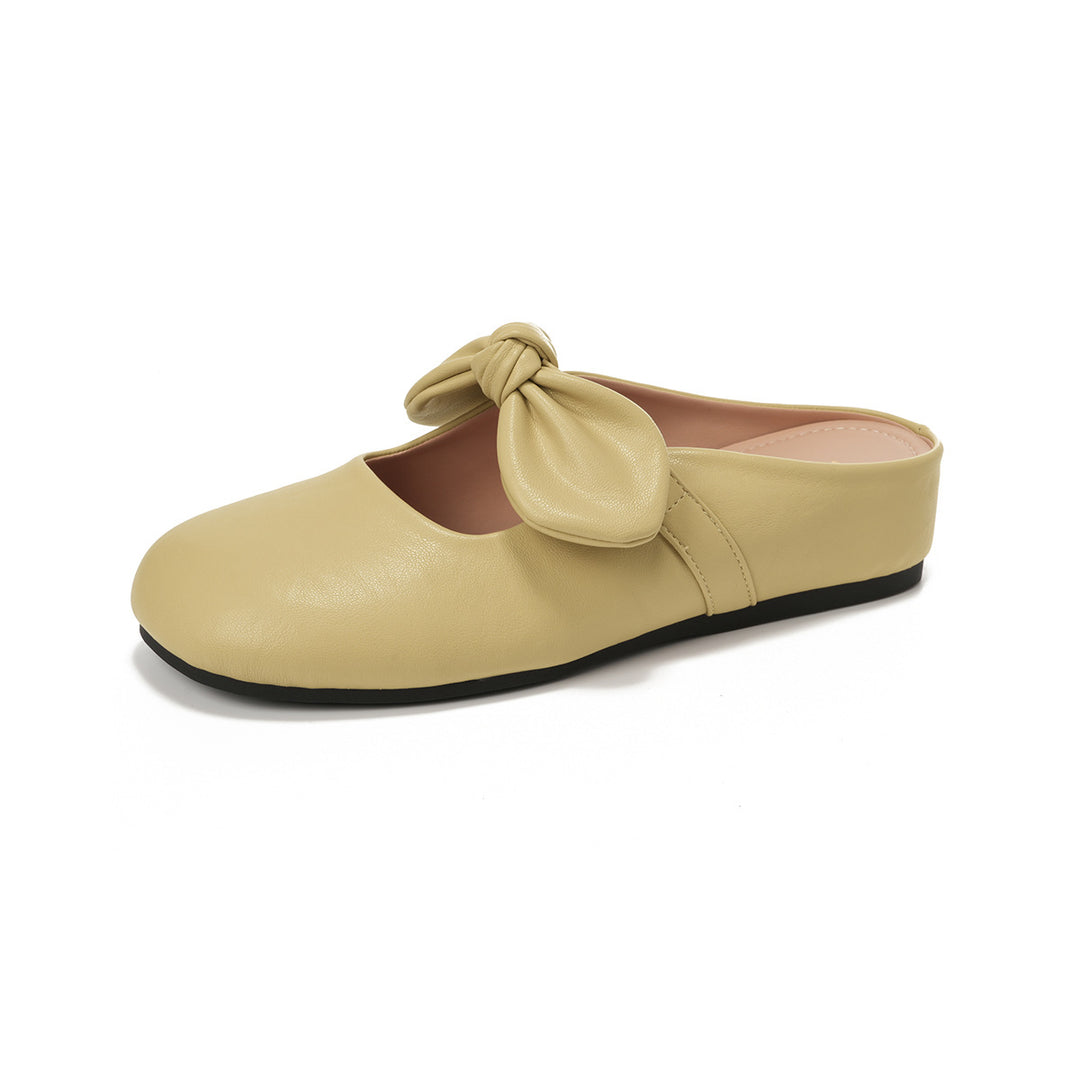 Damen Slip-On Mules mit modischem Schleifendetail R&B
