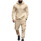 Herren Kapuzen-Sportanzug mit modernem Schnitt und praktischen Taschen R&B