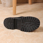 Damen Schnürschuhe mit modischem Riemen und robustem Profil R&B