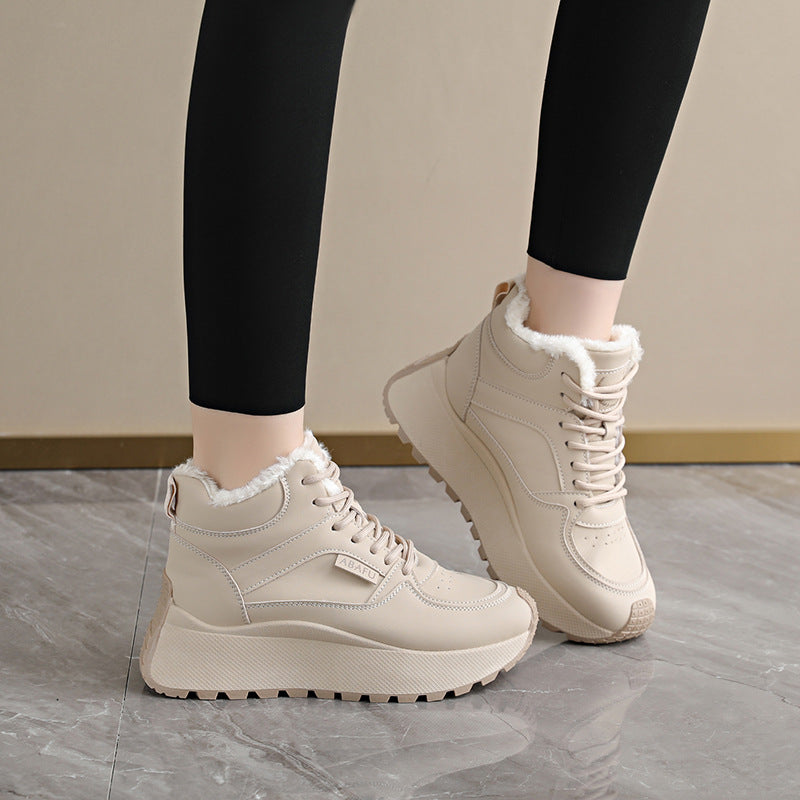 Damen Winterschuhe mit warmem Innenfutter und rutschfester Sohle R&B