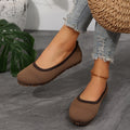 Damen Atmungsaktive Slip-On Ballerinas mit flexiblem Sohlenprofil R&B