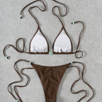 Damen Triangel-Bikini mit eleganten Details R&B