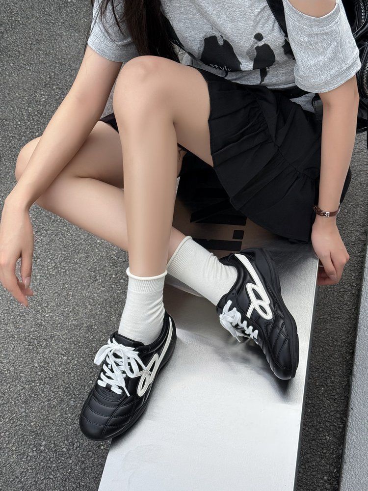 Damen sportliche Sneakers mit atmungsaktivem Mesh-Obermaterial und rutschfester Sohle R&B