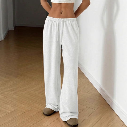 Damen Weite Sweatpants mit elastischem Bund R&B