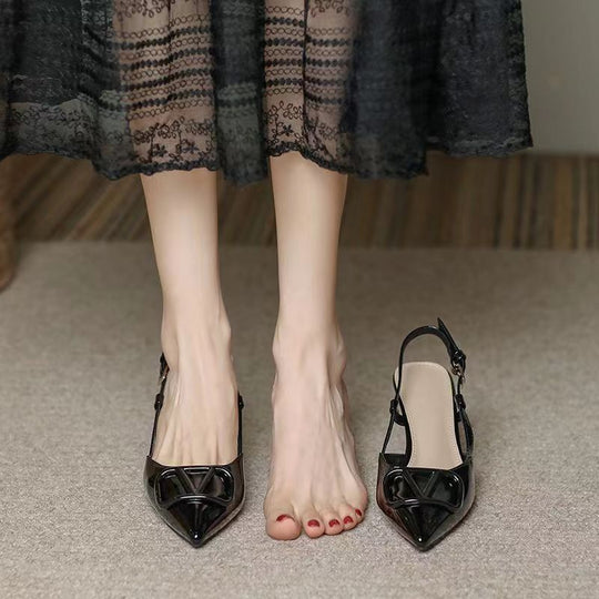 Damen Slingback-Pumps mit elegantem Design und hohem Absatz R&B