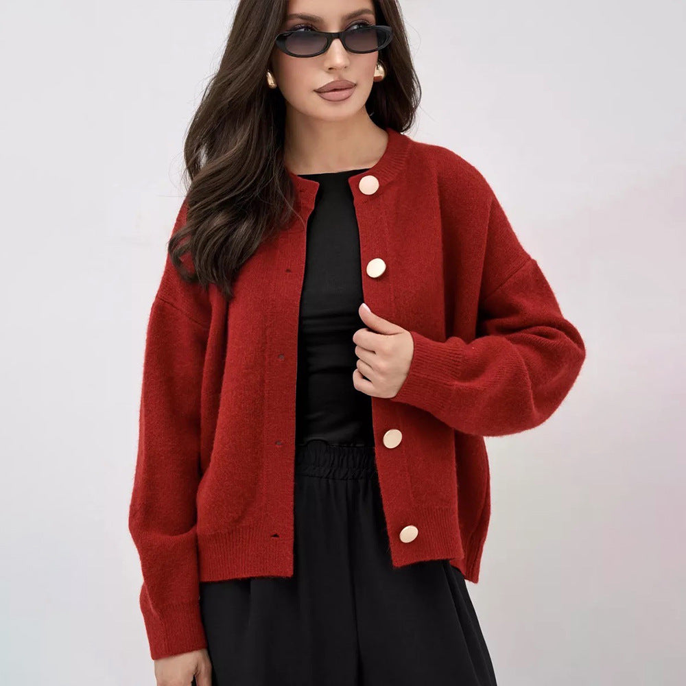 Damen Modischer Strickpullover